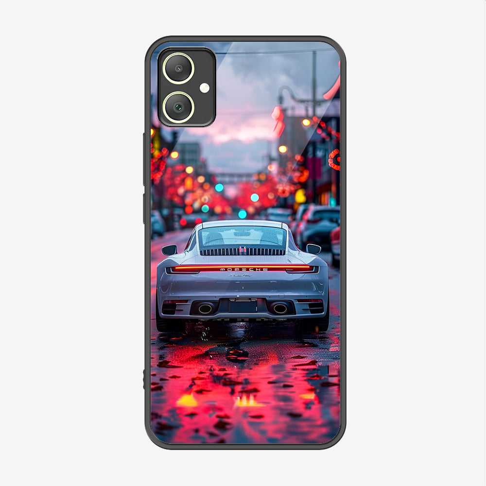 Samsung Galaxy A05 Cover - Car Series - Premium Printed Metal soft Bumper shock Proof Case