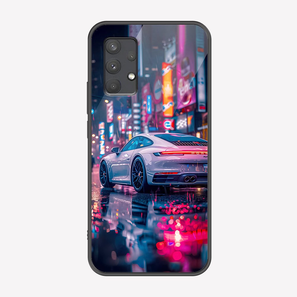 Samsung Galaxy A33 5G Cover - Car Series - Premium Printed Metal soft Bumper shock Proof Case