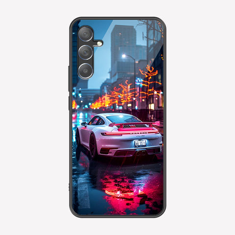 Samsung Galaxy F15 Cover - Car Series - Premium Printed Metal soft Bumper shock Proof Case