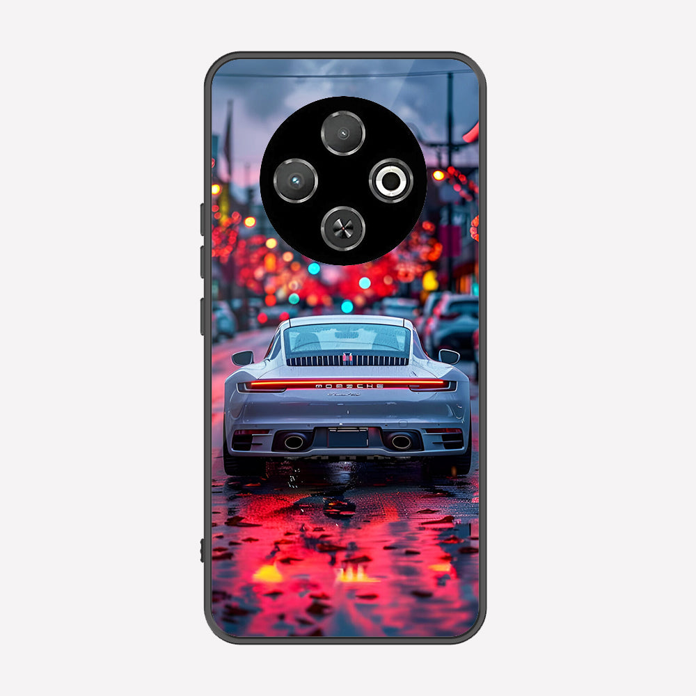 Tecno Spark 30C 4G Cover - Car Series - Premium Printed Metal soft Bumper shock Proof Case
