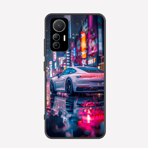 Xiaomi 12 Lite Cover - Car Series - Premium Printed Metal soft Bumper shock Proof Case