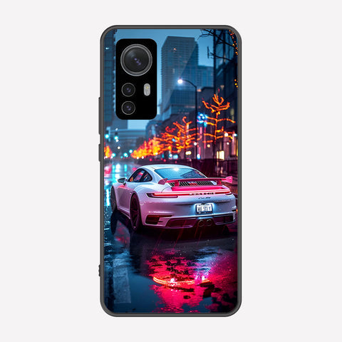 Xiaomi 12 Pro Cover - Car Series - Premium Printed Metal soft Bumper shock Proof Case