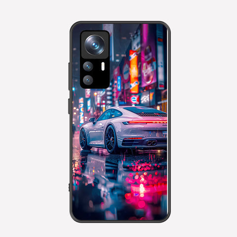 Xiaomi 12T Pro Cover - Car Series - Premium Printed Metal soft Bumper shock Proof Case