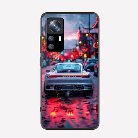 Xiaomi 12T Pro Cover - Car Series - Premium Printed Metal soft Bumper shock Proof Case