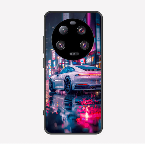 Xiaomi 13 Ultra Cover - Car Series - Premium Printed Metal soft Bumper shock Proof Case