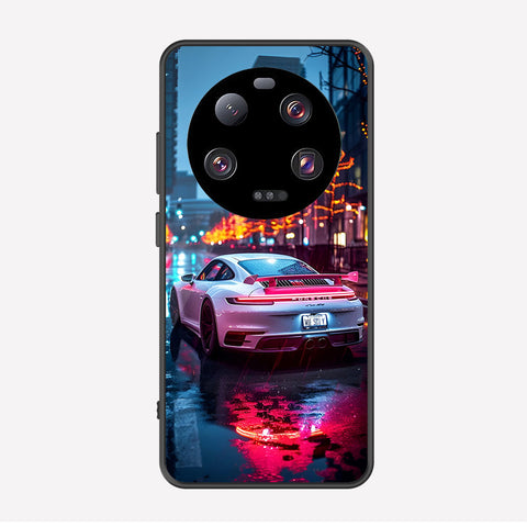 Xiaomi 13 Ultra Cover - Car Series - Premium Printed Metal soft Bumper shock Proof Case