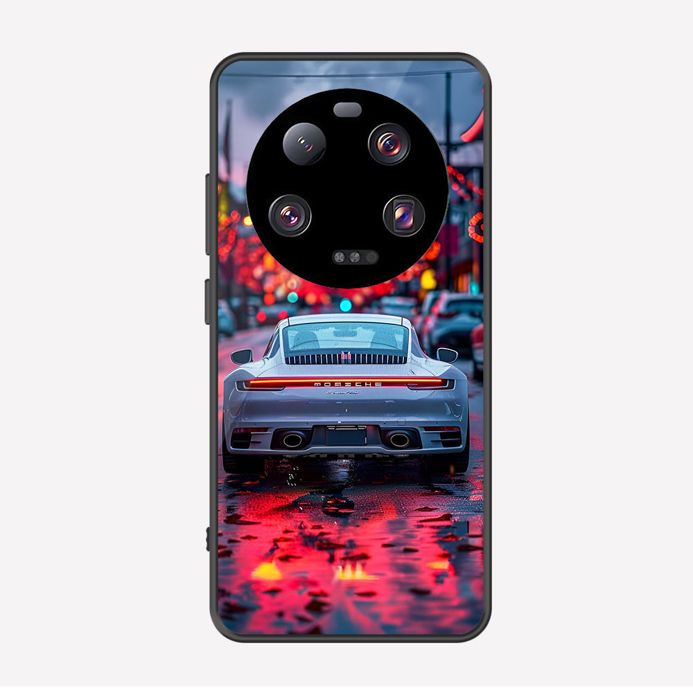 Xiaomi 13 Ultra Cover - Car Series - Premium Printed Metal soft Bumper shock Proof Case