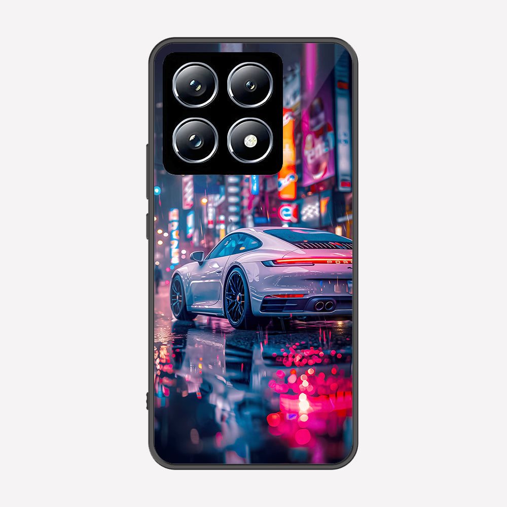 Xiaomi 14T Cover - Car Series - Premium Printed Metal soft Bumper shock Proof Case