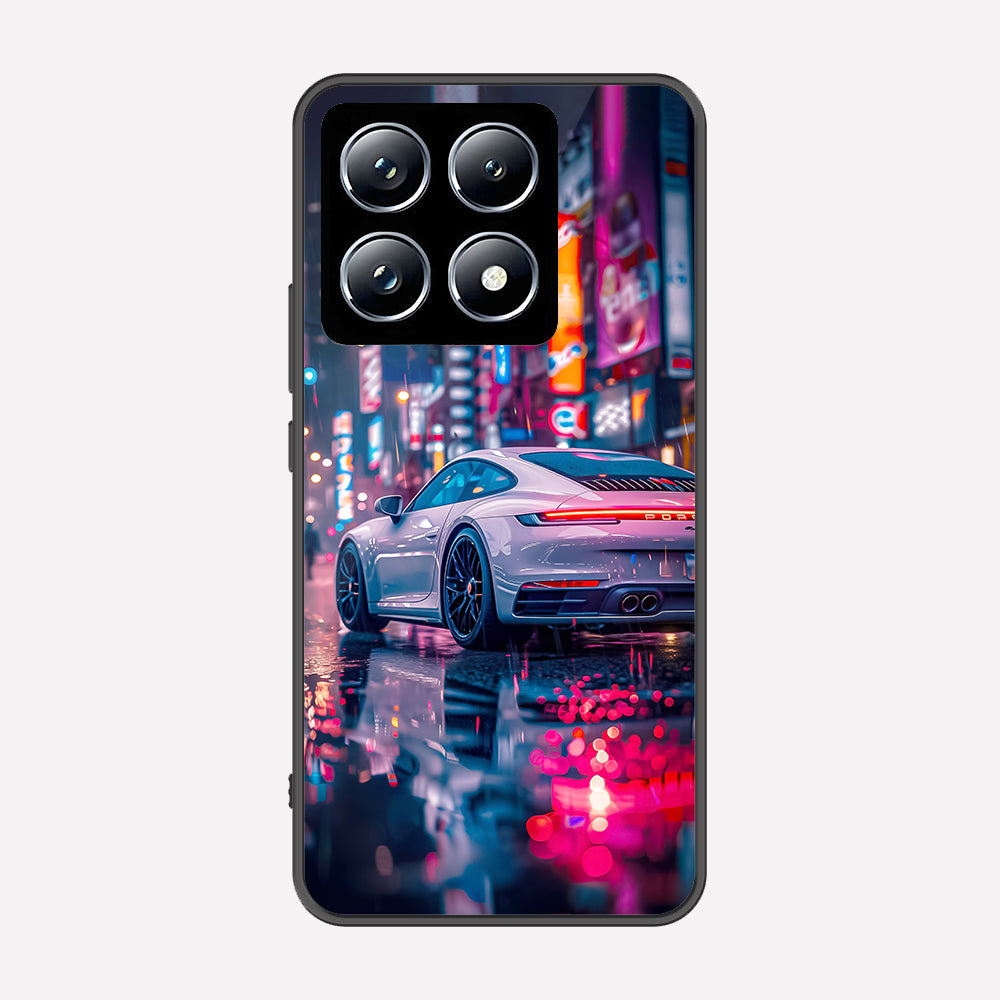 Xiaomi 14T Pro Cover - Car Series - Premium Printed Metal soft Bumper shock Proof Case