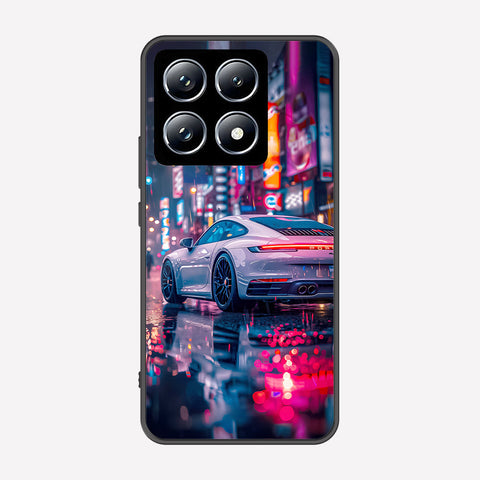 Xiaomi 14T Pro Cover - Car Series - Premium Printed Metal soft Bumper shock Proof Case