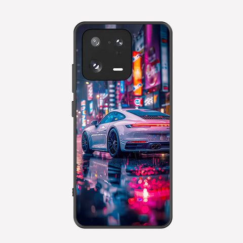 Xiaomi Civi 3 Cover - Car Series - Premium Printed Metal soft Bumper shock Proof Case
