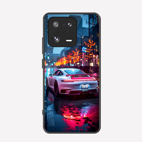 Xiaomi Civi 3 Cover - Car Series - Premium Printed Metal soft Bumper shock Proof Case