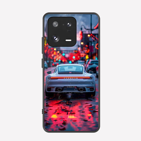 Xiaomi Civi 3 Cover - Car Series - Premium Printed Metal soft Bumper shock Proof Case