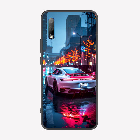 Honor 9X Pro Cover - Car Series - Premium Printed Metal soft Bumper shock Proof Case