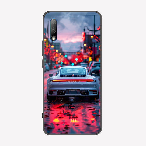 Honor 9X Pro Cover - Car Series - Premium Printed Metal soft Bumper shock Proof Case