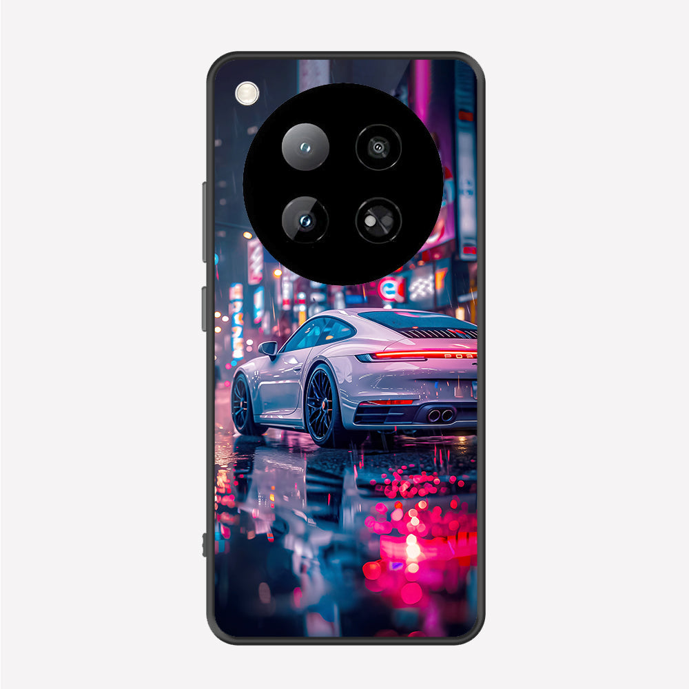 Infinix Zero 40 4G Cover - Car Series - Premium Printed Metal soft Bumper shock Proof Case