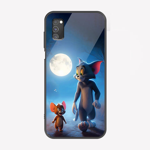 Samsung Galaxy A03s Cover - Tom & Jerry Series - Premium Printed Metal soft Bumper shock Proof Case
