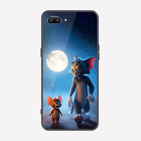 Realme C1 Cover - Tom & Jerry Series - Premium Printed Metal soft Bumper shock Proof Case