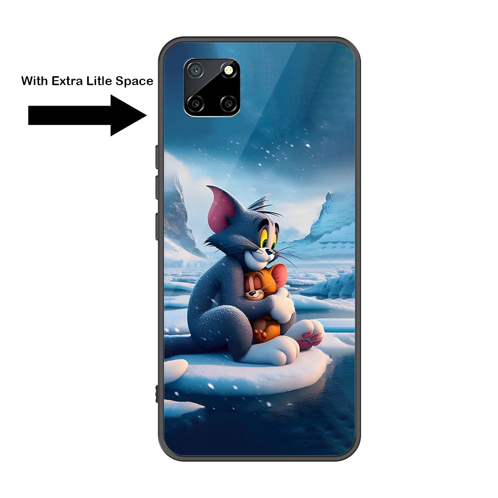 Realme Narzo 30A Cover - Tom & Jerry Series - Premium Printed Metal soft Bumper shock Proof Case