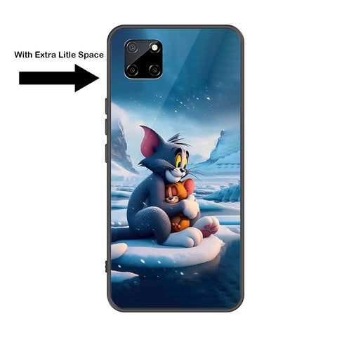 Realme Narzo 30A Cover - Tom & Jerry Series - Premium Printed Metal soft Bumper shock Proof Case