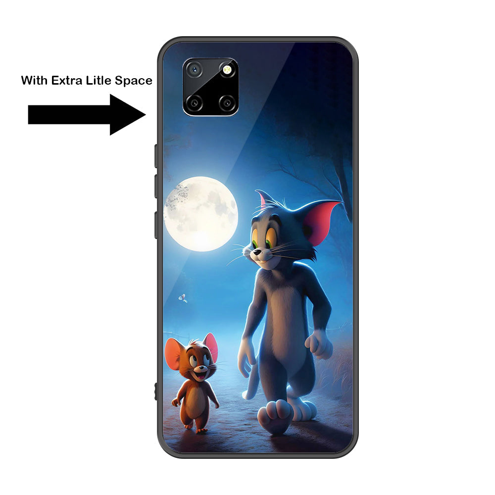 Realme Narzo 30A Cover - Tom & Jerry Series - Premium Printed Metal soft Bumper shock Proof Case