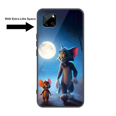 Realme Narzo 30A Cover - Tom & Jerry Series - Premium Printed Metal soft Bumper shock Proof Case