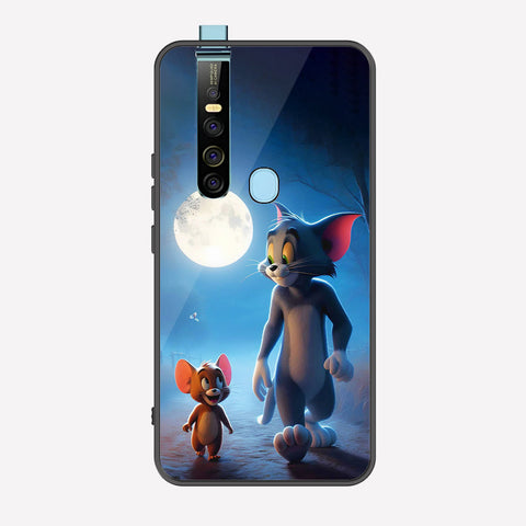 Tecno Camon 15 Premier Cover - Tom & Jerry Series - Premium Printed Metal soft Bumper shock Proof Case
