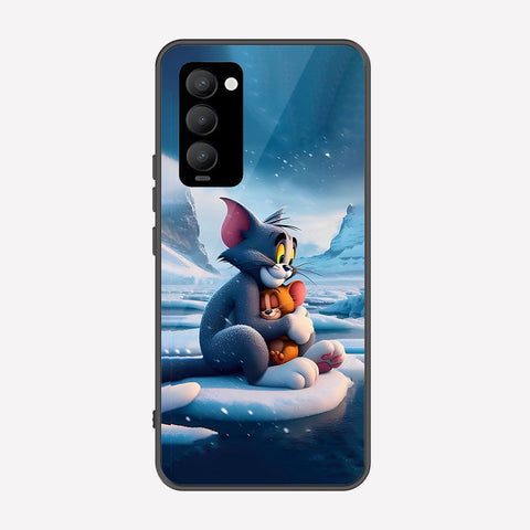 Tecno Camon 18T Cover - Tom & Jerry Series - Premium Printed Metal soft Bumper shock Proof Case