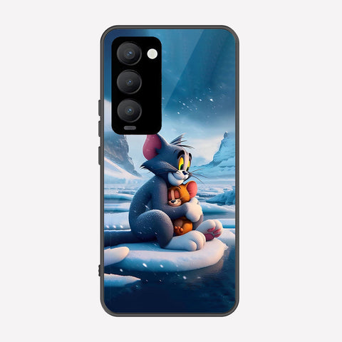 Tecno Camon 18 Premier Cover - Tom & Jerry Series - Premium Printed Metal soft Bumper shock Proof Case