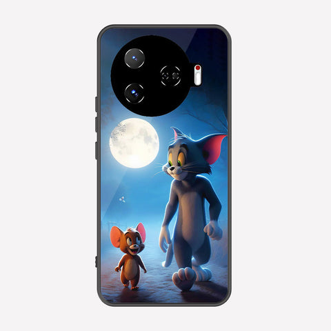 Tecno Camon 30 Pro 5G Cover - Tom & Jerry Series - Premium Printed Metal soft Bumper shock Proof Case