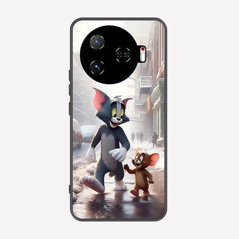 Tecno Camon 30 Pro 5G Cover - Tom & Jerry Series - Premium Printed Metal soft Bumper shock Proof Case