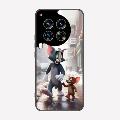 Tecno Camon 30 Premier 5G Cover - Tom & Jerry Series - Premium Printed Metal soft Bumper shock Proof Case