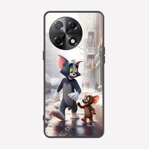 Tecno Camon 30S Cover - Tom & Jerry Series - Premium Printed Metal soft Bumper shock Proof Case