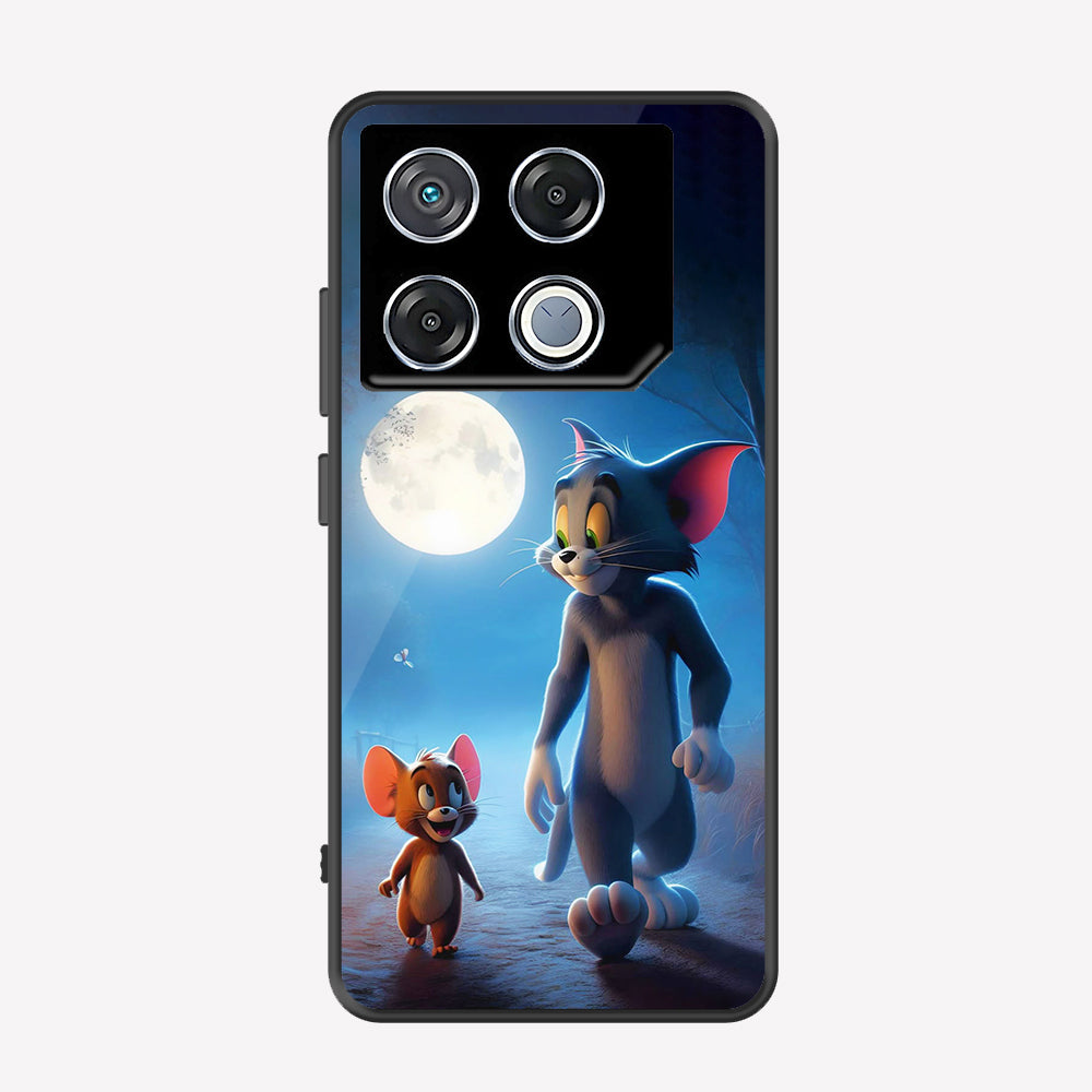 Infinix GT 20 Pro Cover - Tom & Jerry Series - Premium Printed Metal soft Bumper shock Proof Case