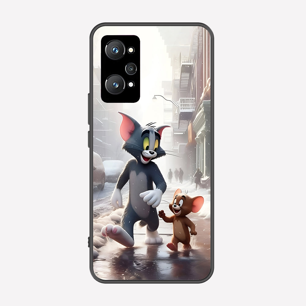 Realme GT Neo 2 Cover - Tom & Jerry Series - Premium Printed Metal soft Bumper shock Proof Case