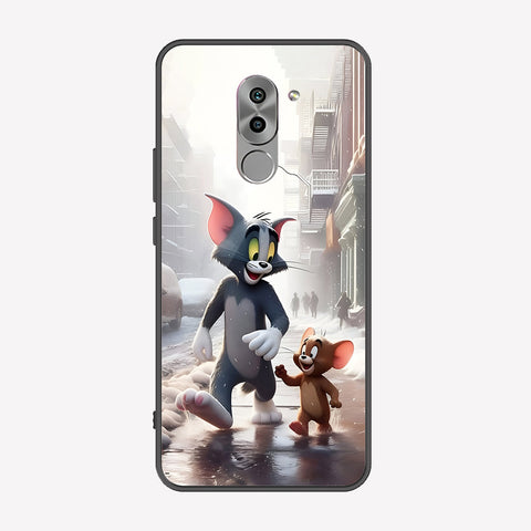 Huawei Honor 6X / Mate 9 Lite Cover - Tom & Jerry Series - Premium Printed Metal soft Bumper shock Proof Case