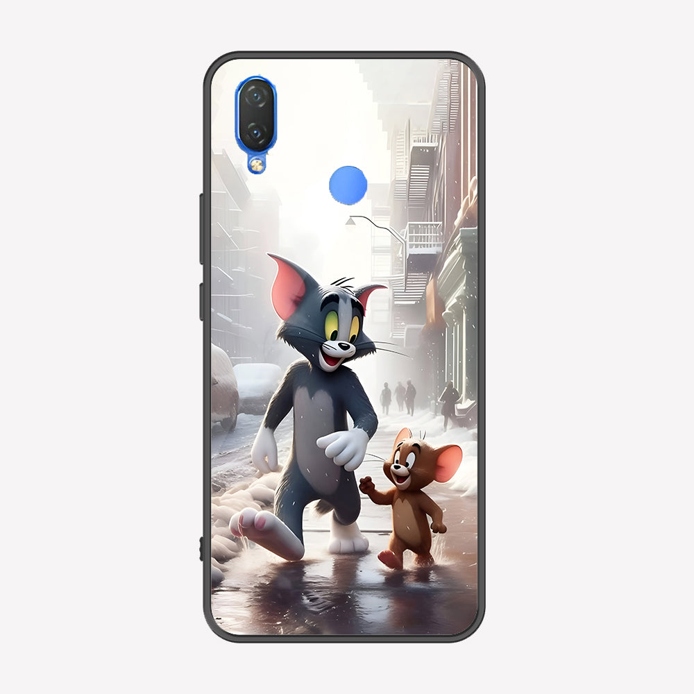 Huawei Honor 8C Cover - Tom & Jerry Series - Premium Printed Metal soft Bumper shock Proof Case