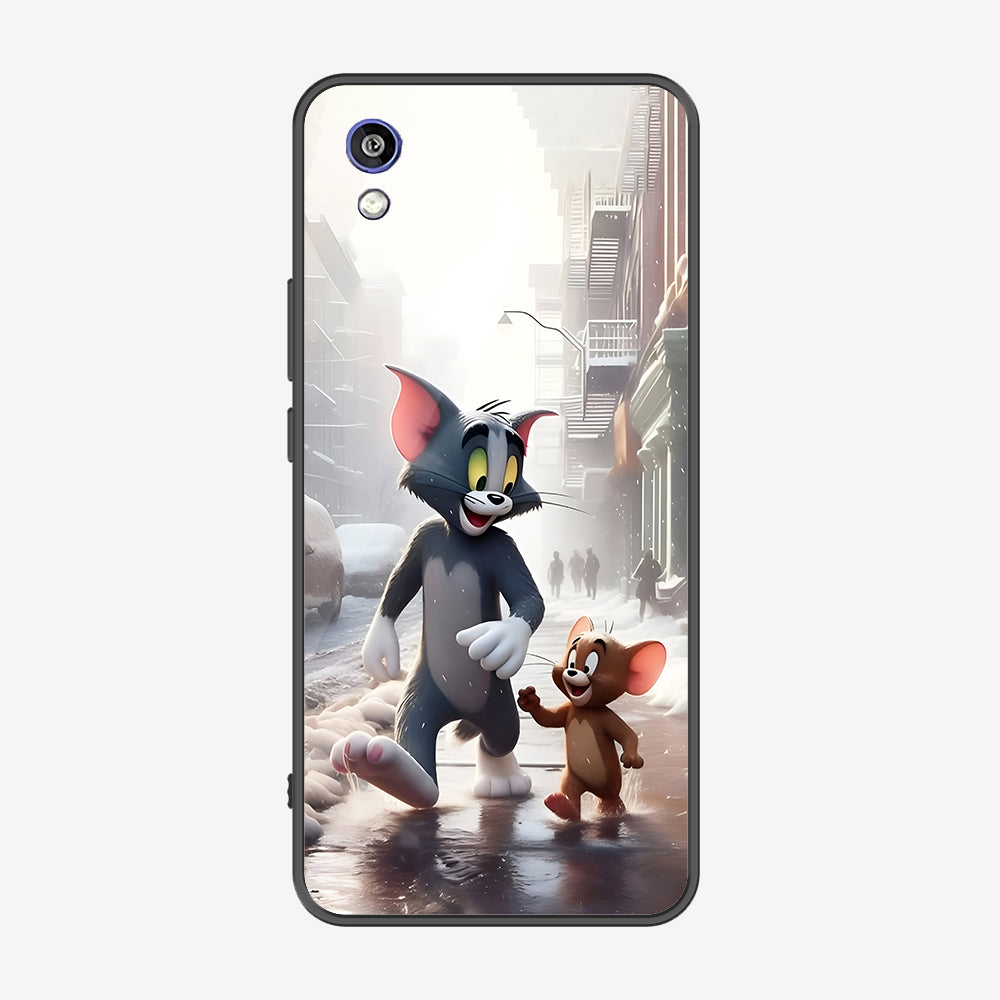 Huawei Honor 8S Cover - Tom & Jerry Series - Premium Printed Metal soft Bumper shock Proof Case