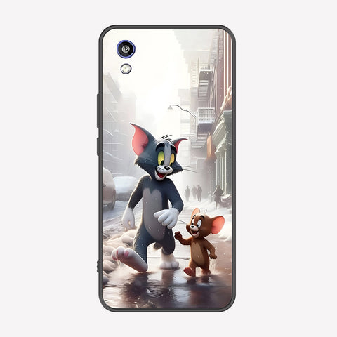 Huawei Honor 8S Cover - Tom & Jerry Series - Premium Printed Metal soft Bumper shock Proof Case