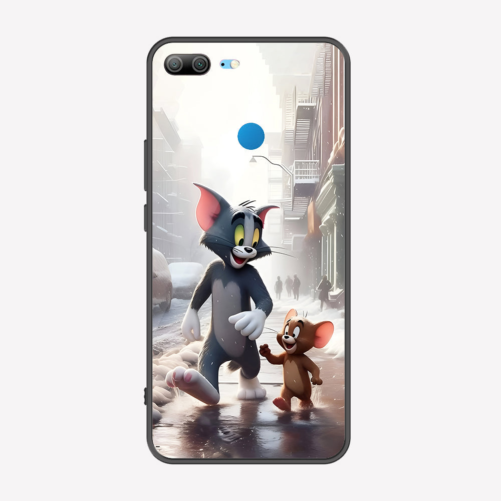 Huawei Honor 9 Lite Cover - Tom & Jerry Series - Premium Printed Metal soft Bumper shock Proof Case
