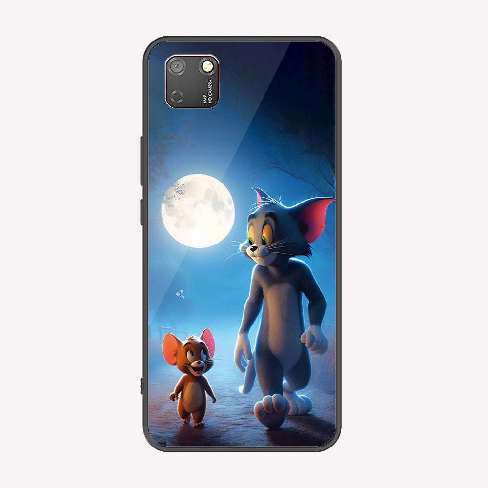 Honor 9S Cover - Tom & Jerry Series - Premium Printed Metal soft Bumper shock Proof Case