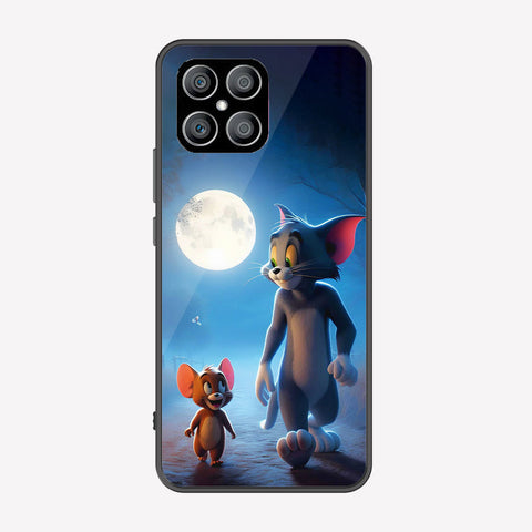Honor X8 Cover - Tom & Jerry Series - Premium Printed Metal soft Bumper shock Proof Case