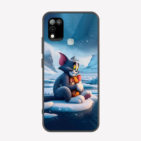 Infinix Hot 10 Play Cover - Tom & Jerry Series - Premium Printed Metal soft Bumper shock Proof Case