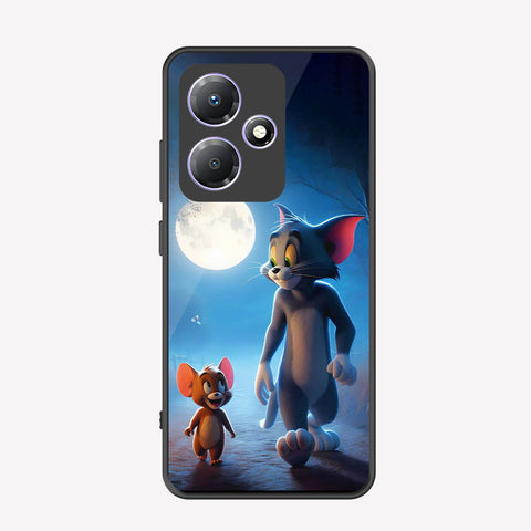 Infinix Hot 30 Play Cover - Tom & Jerry Series - Premium Printed Metal soft Bumper shock Proof Case