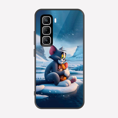 Infinix Hot 50 Pro Plus Cover - Tom & Jerry Series - Premium Printed Metal soft Bumper shock Proof Case