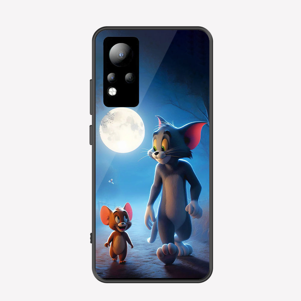Infinix Note 11 Cover - Tom & Jerry Series - Premium Printed Metal soft Bumper shock Proof Case