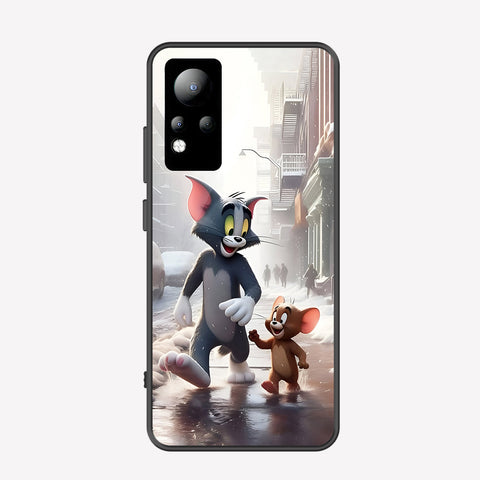 Infinix Note 11 Cover - Tom & Jerry Series - Premium Printed Metal soft Bumper shock Proof Case