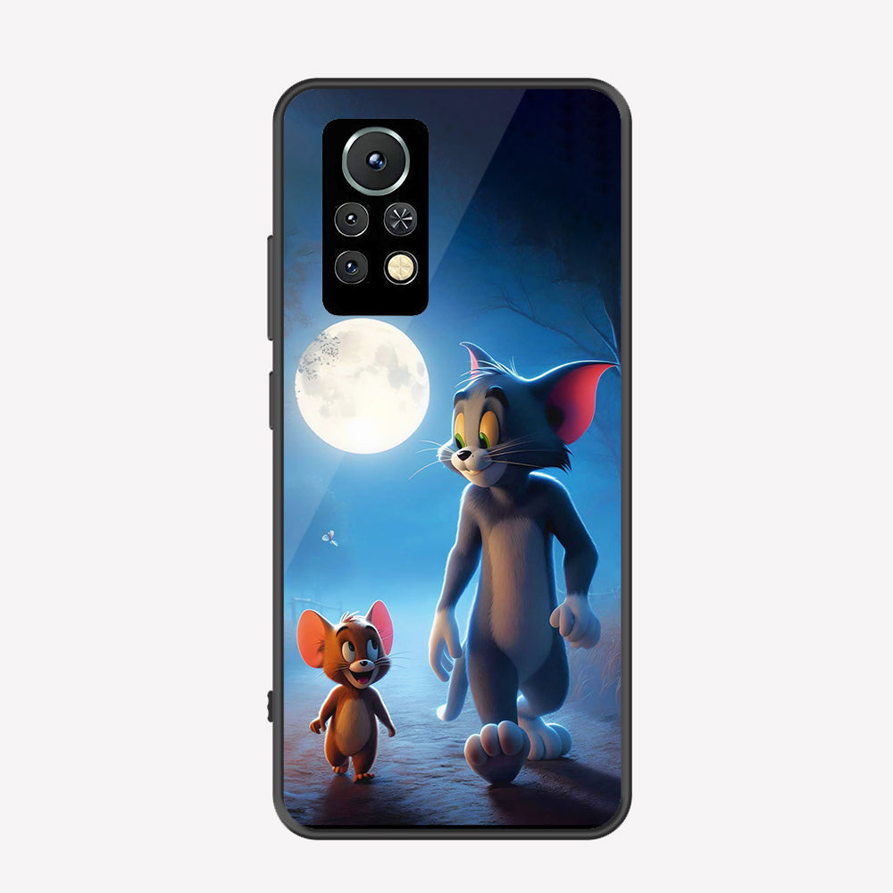Infinix Note 11 Pro Cover - Tom & Jerry Series - Premium Printed Metal soft Bumper shock Proof Case