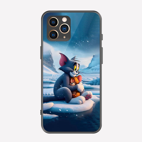iPhone 11 Pro Cover - Tom & Jerry Series - Premium Printed Metal soft Bumper shock Proof Case