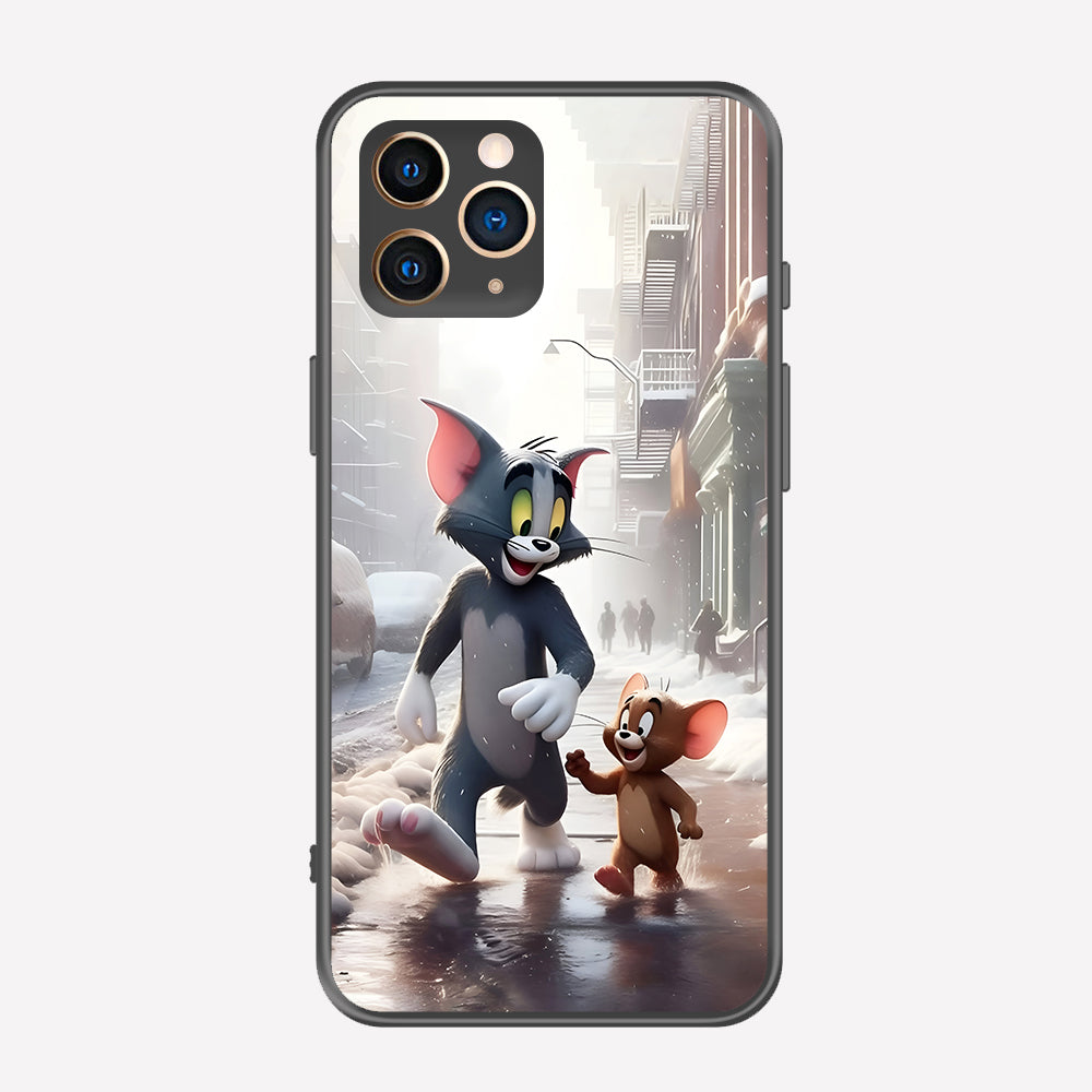 iPhone 11 Pro Cover - Tom & Jerry Series - Premium Printed Metal soft Bumper shock Proof Case